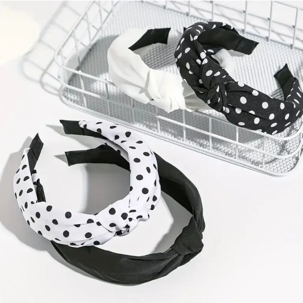 Black & White Knotted Headbands